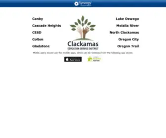 Cesdk12.org(Clackamas ESD) Screenshot