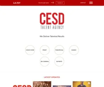 Cesdtalent.com(Talent Agency) Screenshot