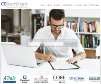 Cesearchengine.com(Healthcare Continuing Education) Screenshot
