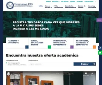 Ces.edu.co(The page cannot be displayed) Screenshot