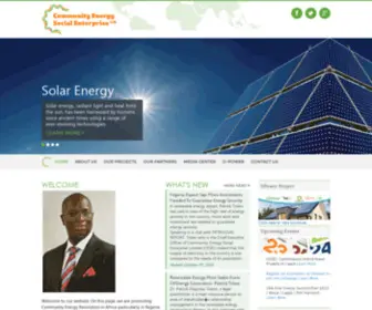 Cesel.com.ng(Community Energy Africa) Screenshot