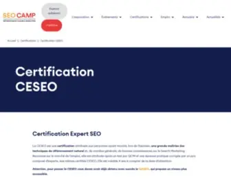 Ceseo.org(Certification CESEO) Screenshot