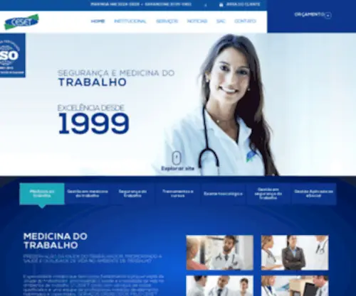 Ceset.com.br(Segurança e Medicina do Trabalho) Screenshot