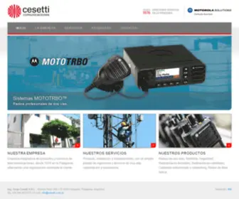 Cesetti.com.ar(Radios de dos vías) Screenshot