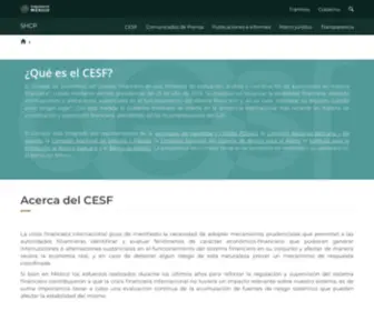 Cesf.gob.mx(Cesf) Screenshot