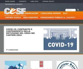 Cesf.pg.it(Centro Edile per la Sicurezza e la Formazione) Screenshot