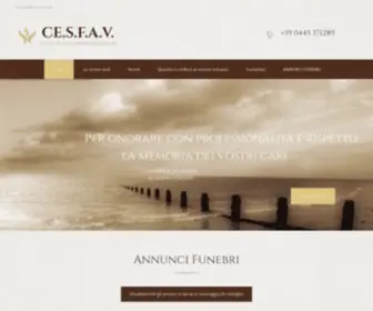 Cesfav.it(Centro Servizi Funebri Alto Vicentino) Screenshot