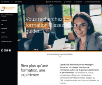 Cesi-Entreprises.fr(Centre) Screenshot