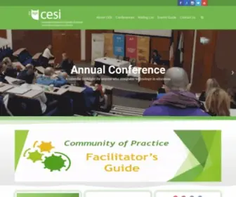 Cesi.ie(Computers in Education Society of Ireland) Screenshot