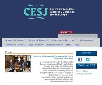 Cesjeuropa.org(Centro) Screenshot