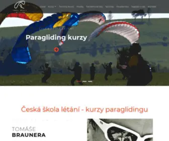 Ceska-Skola-Letani.cz(PARAGLIDING Kurzy) Screenshot