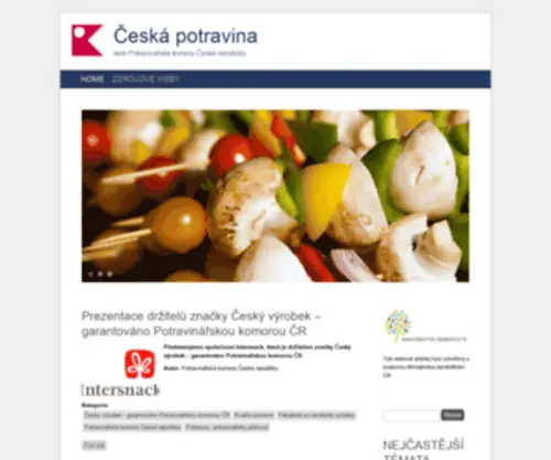 Ceskapotravina.net(Česká potravina) Screenshot