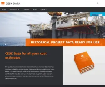 Ceskdata.com(CESK Data for industry projects) Screenshot