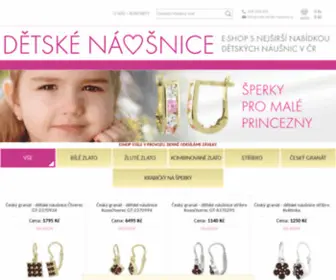 Ceske-Detske-Nausnice.cz(Ceske Detske Nausnice) Screenshot