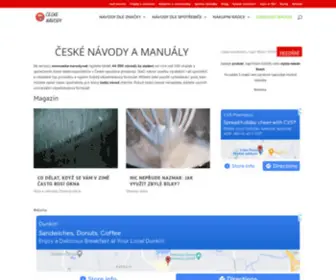 Ceske-Navody.net(České návody a manuály) Screenshot