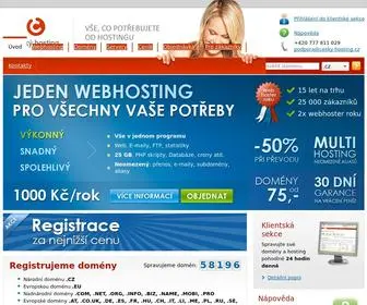 Cesky-Hosting.cz(Český hosting) Screenshot