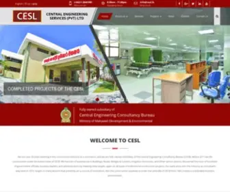 Cesl.lk(Central Engineering Services (Pvt)) Screenshot