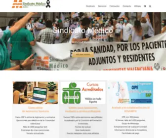 Cesm-CV.org(Sindicato Medico Comunidad Valenciana CESM CV) Screenshot