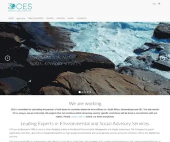 Cesnet.co.za(Environmental and Social Advisory Services) Screenshot