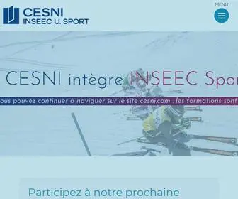 Cesni.com(Centre d'Etudes des Sportifs Nationaux et Internationaux) Screenshot