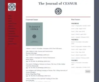 Cesnur.net(The Journal of CESNUR) Screenshot