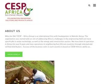 Cespafrica.com(CESP Africa) Screenshot