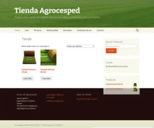 Cespedenrollos.com(Tienda Agrocesped) Screenshot