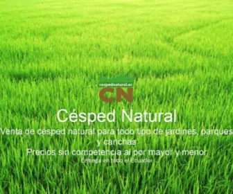 Cespednatural.ec(Césped Natural Ecuador) Screenshot