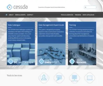 Cessda.eu(CESSDA) Screenshot