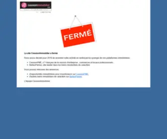 Cessionimmobilier.com(étranger) Screenshot