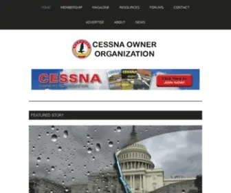 Cessnaowner.org(Cessna Owner Organization) Screenshot