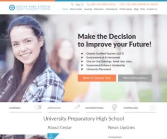 Cestarhighschool.com(Cestar High School) Screenshot