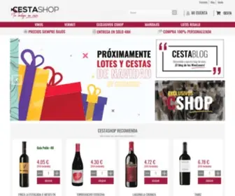 Cestashop.com(Comprar Vino Online a Precios Bajos) Screenshot