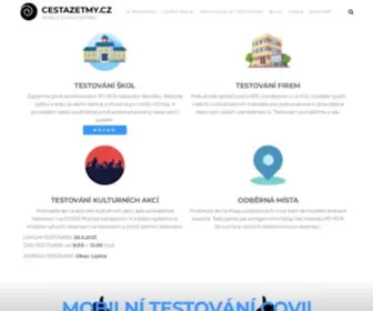 Cestazetmy.cz(MOBILE COVID TESTING) Screenshot