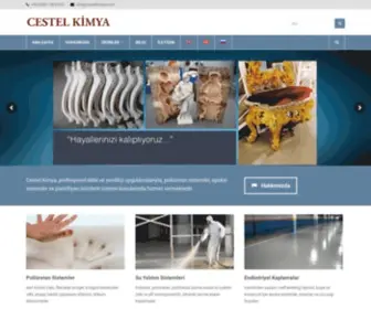 Cestelkimya.com(Cestel Kimya San) Screenshot