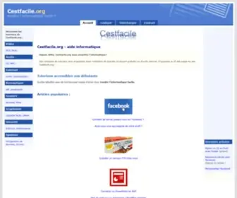 Cestfacile.org(Tutoriaux informatique) Screenshot