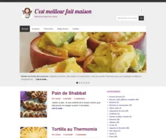 Cestmeilleurfaitmaison.fr(Bienvenue dans ma cuisine) Screenshot