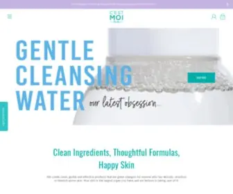 Cestmoi.com(Clean Skin Care & Color Cosmetics made for sensitive skin) Screenshot