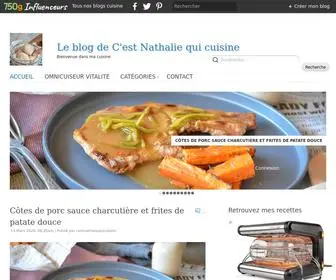 Cestnathaliequicuisine.com(Le blog de C'est Nathalie qui cuisine) Screenshot