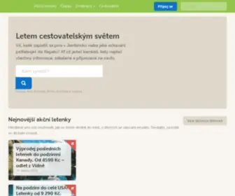 Cestolet.cz(Letem cestovatelským světem) Screenshot