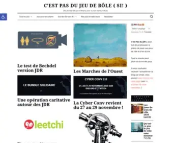 CestpasdujDR.fr(C'est pas du JDR) Screenshot