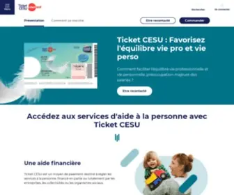 Cesu-AS.fr(Un Chèque Emploi Service Universel (CESU)) Screenshot