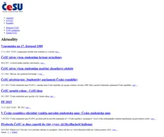 Cesu.cz(Česká studentská unie) Screenshot