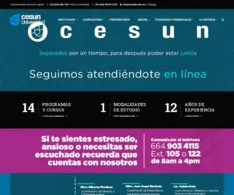 Cesun.edu.mx(Cesun Universidad) Screenshot