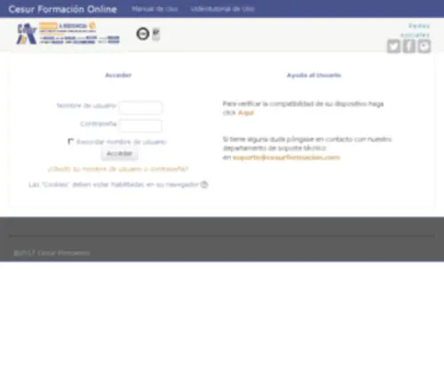 Cesurformaciononline.com(Redireccionar) Screenshot
