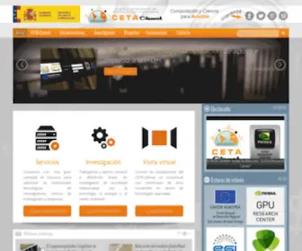 Ceta-Ciemat.es(Centro Extremeño de Tecnologías Avanzadas) Screenshot