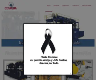 Cetaguaecuador.com(CETAGUA, Servicios petroleros integrados) Screenshot