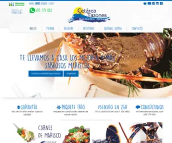 Cetareatazones.com(Cetárea Tazones) Screenshot