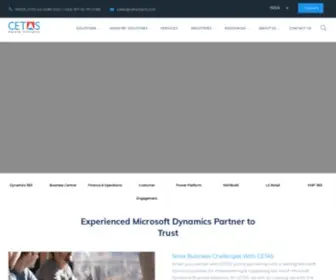 Cetastech.com(Dynamics 365) Screenshot