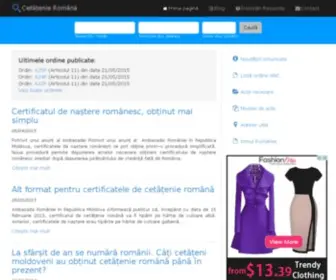 Cetatenie.ro(Cetatenie Romana) Screenshot